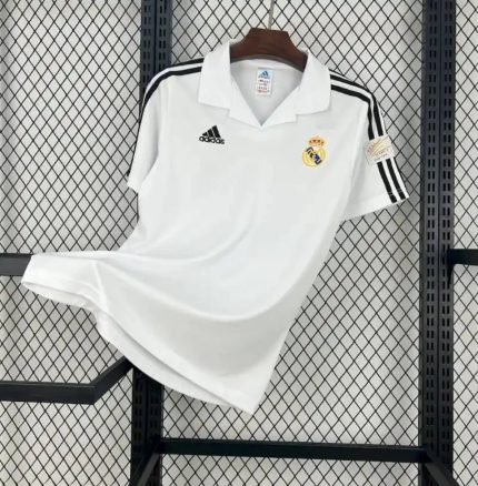 Camiseta Clásica Real Madrid 2001-02 - Fútbol Club Vintage