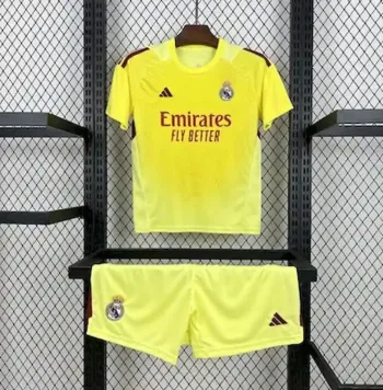 Real Madrid Niños Portero Amarillo 2025-26 - Fútbol Club Vintage