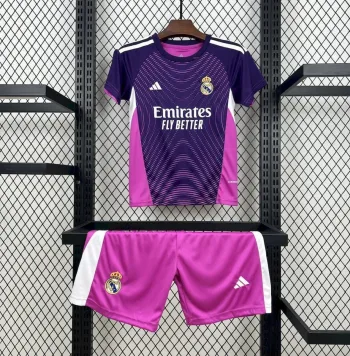 Real Madrid Niños Portero Morada 2025-26 - Fútbol Club Vintage