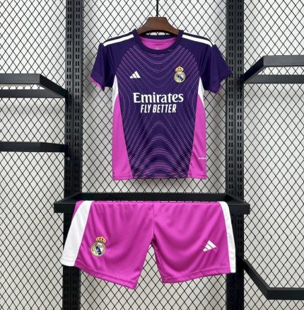 Real Madrid Niños Portero Morada 2025-26 - Fútbol Club Vintage