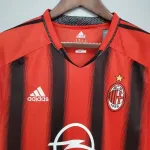 Camiseta Retro AC Milán 2004-05 - Fútbol Club Vintage