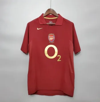 Camiseta Arsenal FC Visitante 2005-06 Retro - Fútbol Club Vintage