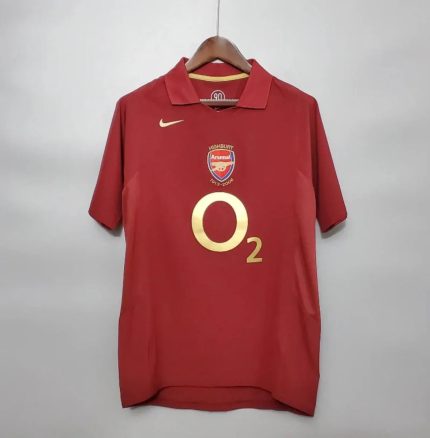 Camiseta Arsenal FC Visitante 2005-06 Retro - Fútbol Club Vintage