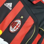 Camiseta Retro AC Milán Mangas Largas 2006-07 - Fútbol Club Vintage