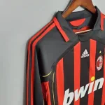 Camiseta Retro AC Milán Mangas Largas 2006-07 - Fútbol Club Vintage