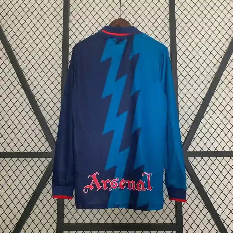 Camiseta Arsenal FC Visitante Manga Larga 1995-96 Retro - Fútbol Club Vintage