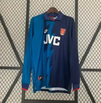Camiseta Arsenal FC Visitante Manga Larga 1995-96 Retro - Fútbol Club Vintage