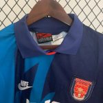 Camiseta Arsenal FC Visitante Manga Larga 1995-96 Retro - Fútbol Club Vintage