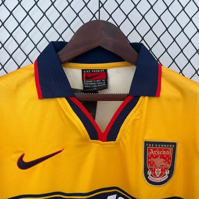 Camiseta Arsenal FC Visitante 1997-99 Retro - Fútbol Club Vintage