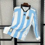 Camiseta Retro Argentina Manga Larga 1998 - Fútbol Club Vintage