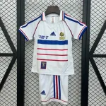 Retro Niños Francia Visitante 1998 - Fútbol Club Vintage