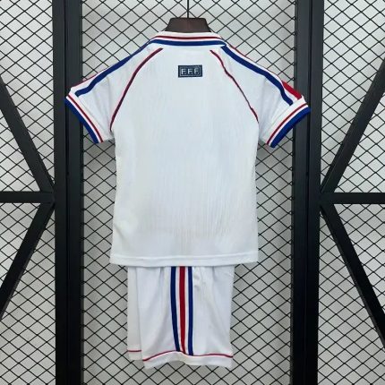 Retro Niños Francia Visitante 1998 - Fútbol Club Vintage