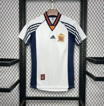 Camiseta Retro España Visitante 1998 - Fútbol Club Vintage