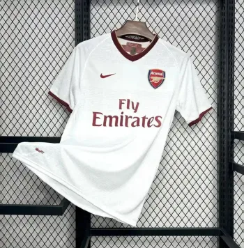 Camiseta Arsenal FC Visitante 2007-08 Retro - Fútbol Club Vintage