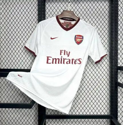 Camiseta Arsenal FC Visitante 2007-08 Retro - Fútbol Club Vintage