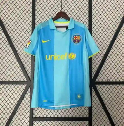 Camiseta Retro FC Barcelona Visitante 2007-08 - Fútbol Club Vintage