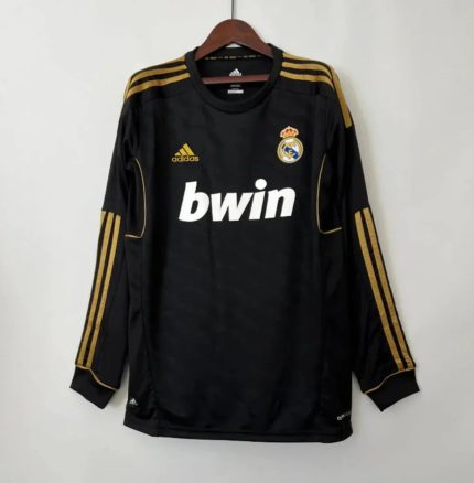 Camiseta Clásica Real Madrid Visitante Manga Larga 2011-12 - Fútbol Club Vintage