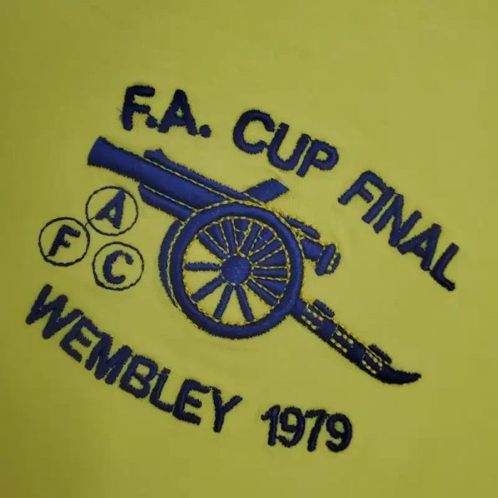 Camiseta Arsenal FC Visitante Manga Larga 1971-79 Retro - Fútbol Club Vintage