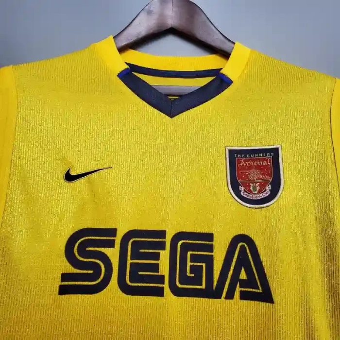 Camiseta Arsenal FC Visitante 1999-01 Retro - Fútbol Club Vintage