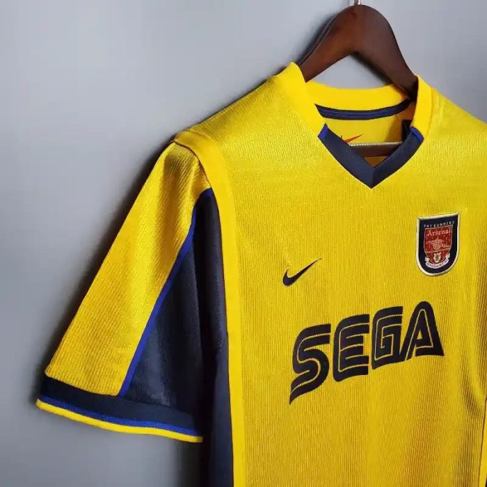 Camiseta Arsenal FC Visitante 1999-01 Retro - Fútbol Club Vintage