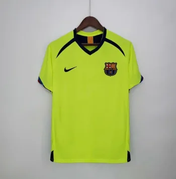 Camiseta Retro Ronaldinho FC Barcelona Visitante 2005-06 - Fútbol Club Vintage