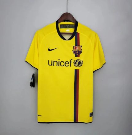 Camiseta Retro FC Barcelona Visitante 2008-09 - Fútbol Club Vintage