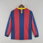 Camiseta Retro FC Barcelona Manga Larga 2010-11 - Fútbol Club Vintage