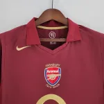 Camiseta Arsenal FC Visitante Manga Larga 2005-06 Retro - Fútbol Club Vintage