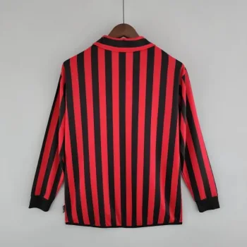 Camiseta Retro AC Milán Manga Larga 1999-00 - Fútbol Club Vintage