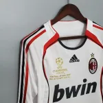 Camiseta Retro AC Milán Visitante Manga Larga 2006-07 - Fútbol Club Vintage