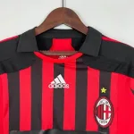 Camiseta Retro AC Milán Manga Larga 2007-08 - Fútbol Club Vintage