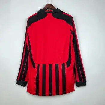 Camiseta Retro AC Milán Manga Larga 2007-08 - Fútbol Club Vintage