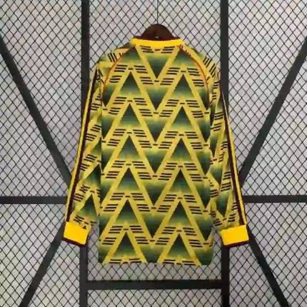 Camiseta Arsenal FC Visitante Manga Larga 1991-93 Retro - Fútbol Club Vintage