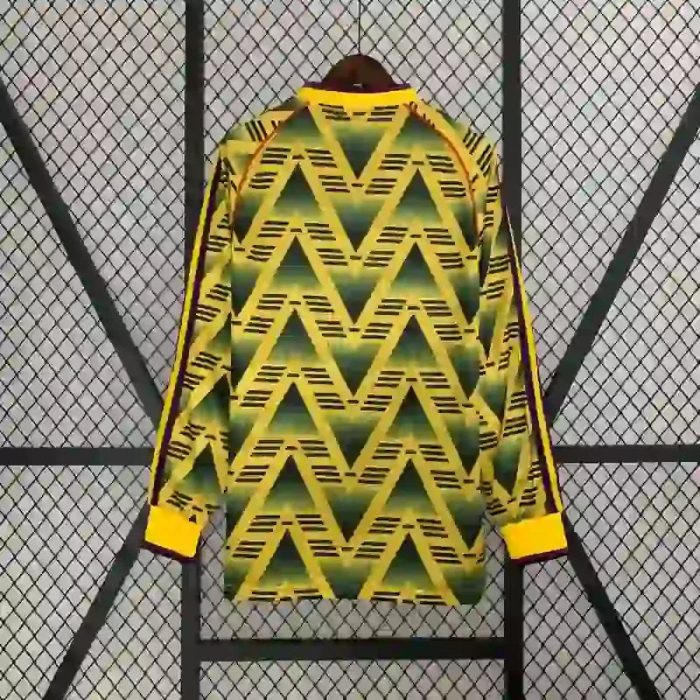 Camiseta Arsenal FC Visitante Manga Larga 1991-93 Retro - Fútbol Club Vintage