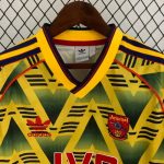 Camiseta Arsenal FC Visitante Manga Larga 1991-93 Retro - Fútbol Club Vintage
