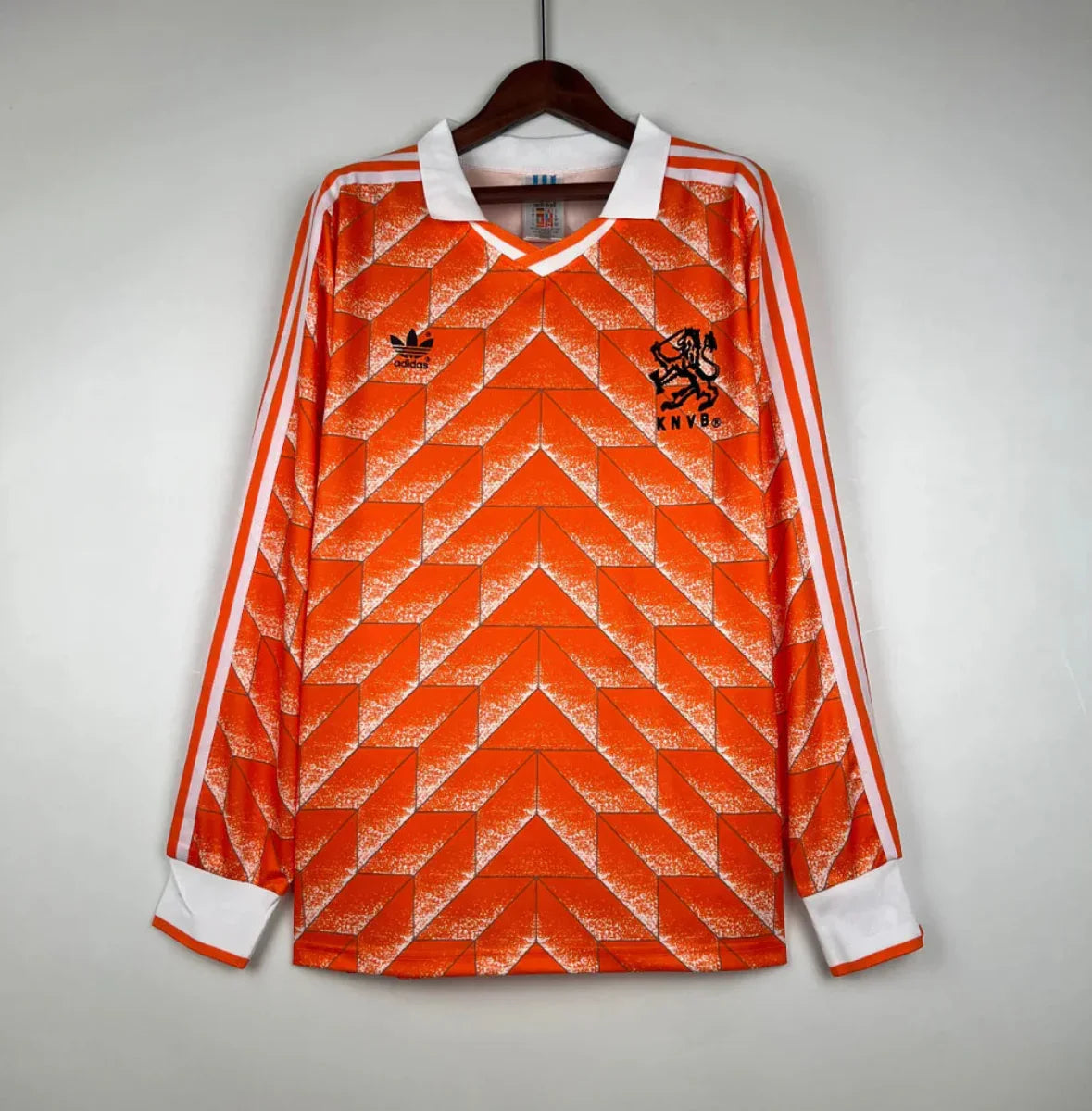 Camiseta Retro Países Bajos Manga Larga 1988 - Fútbol Club Vintage