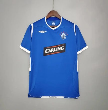Camiseta Retro Rangers FC 2008-09 - Fútbol Club Vintage