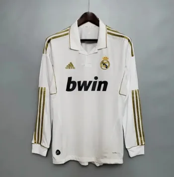 Camiseta Retro Real Madrid Manga Larga 2011-12 - Fútbol Club Vintage