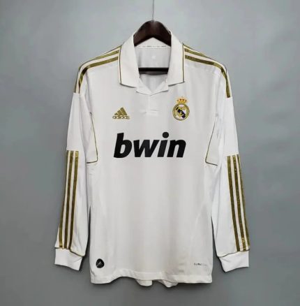 Camiseta Retro Real Madrid Manga Larga 2011-12 - Fútbol Club Vintage