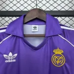 Camiseta Retro Real Madrid Manfa Larga Visitante 1984 - Fútbol Club Vintage