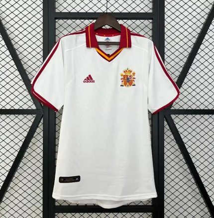 Camiseta Retro España Visitante 2000 - Fútbol Club Vintage