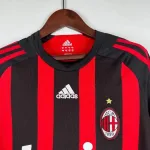 Camiseta Retro AC Milán Manga Larga 2008-09 - Fútbol Club Vintage