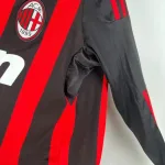 Camiseta Retro AC Milán Manga Larga 2008-09 - Fútbol Club Vintage