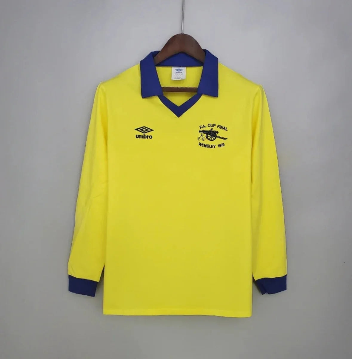 Camiseta Arsenal FC Visitante Manga Larga 1971-79 Retro - Fútbol Club Vintage