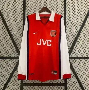 Camiseta Arsenal FC Manga Larga 1998-99 Retro - Fútbol Club Vintage