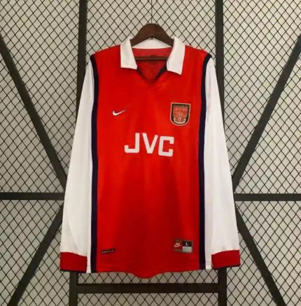 Camiseta Arsenal FC Manga Larga 1998-99 Retro - Fútbol Club Vintage
