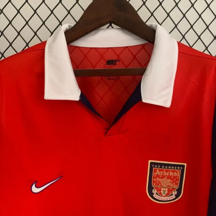 Camiseta Arsenal FC Manga Larga 1998-99 Retro - Fútbol Club Vintage