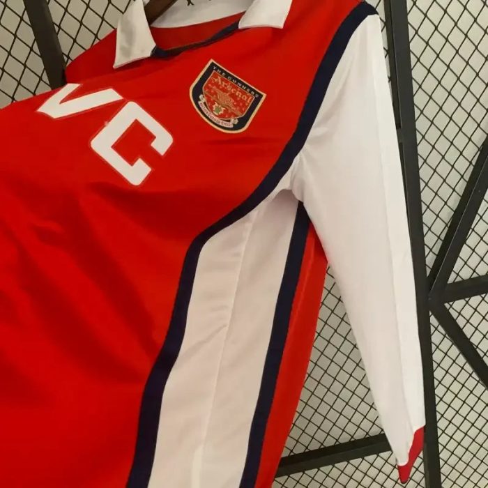 Camiseta Arsenal FC Manga Larga 1998-99 Retro - Fútbol Club Vintage