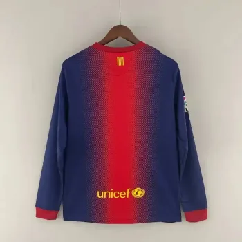 Camiseta Retro FC Barcelona Manga Larga 2012-13 - Fútbol Club Vintage