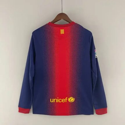 Camiseta Retro FC Barcelona Manga Larga 2012-13 - Fútbol Club Vintage